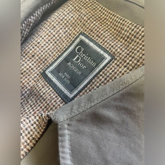 Christian Dior Monsieur Wool Trench Coat 44R - Picture 7 of 11